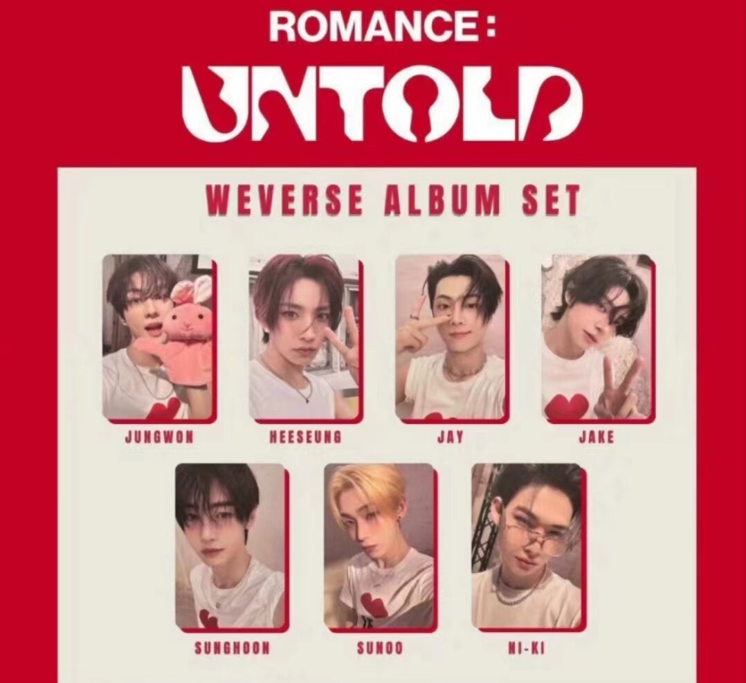 ENHYPEN ROMANCE : UNTOLD Weverse Album POB Official ENHYPEN ROMANCE : UNTOLD Weverse Album POB Official