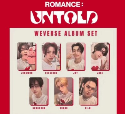 ENHYPEN ROMANCE : UNTOLD Weverse Album POB Official ENHYPEN ROMANCE : UNTOLD Weverse Album POB Official