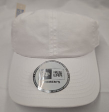 New Era Blank 9TWENTY Adjustable Strapback Hat White Cap Womens Brand New