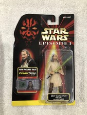 Kenner Star Wars Episode 1 Commtech MOC C9 Qui-Gon Jinn Jedi Duel