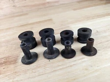 85 86 ATC250R HONDA OEM FUEL GAS TANK RUBBERS MOUNTS COLLARS ATC 1985 1986 250R