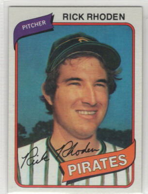 1980 Topps Baseball Pittsburgh Pirates Team Set