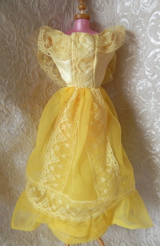 Vintage Mattel Barbie #1417 Brautjungfer Traumkleid - Sonnengelb - Etikett