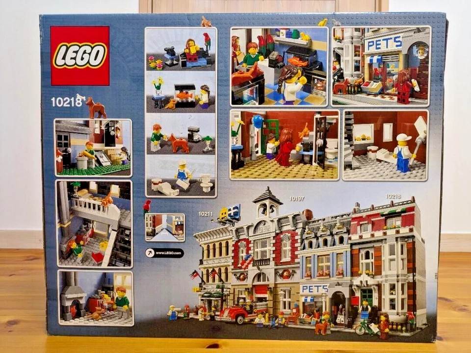 LEGO Creator Expert Edificios Modulares Tienda de Mascotas 10218 En 2011 Bloques de Juguete Nuevo Foto 2 de 4