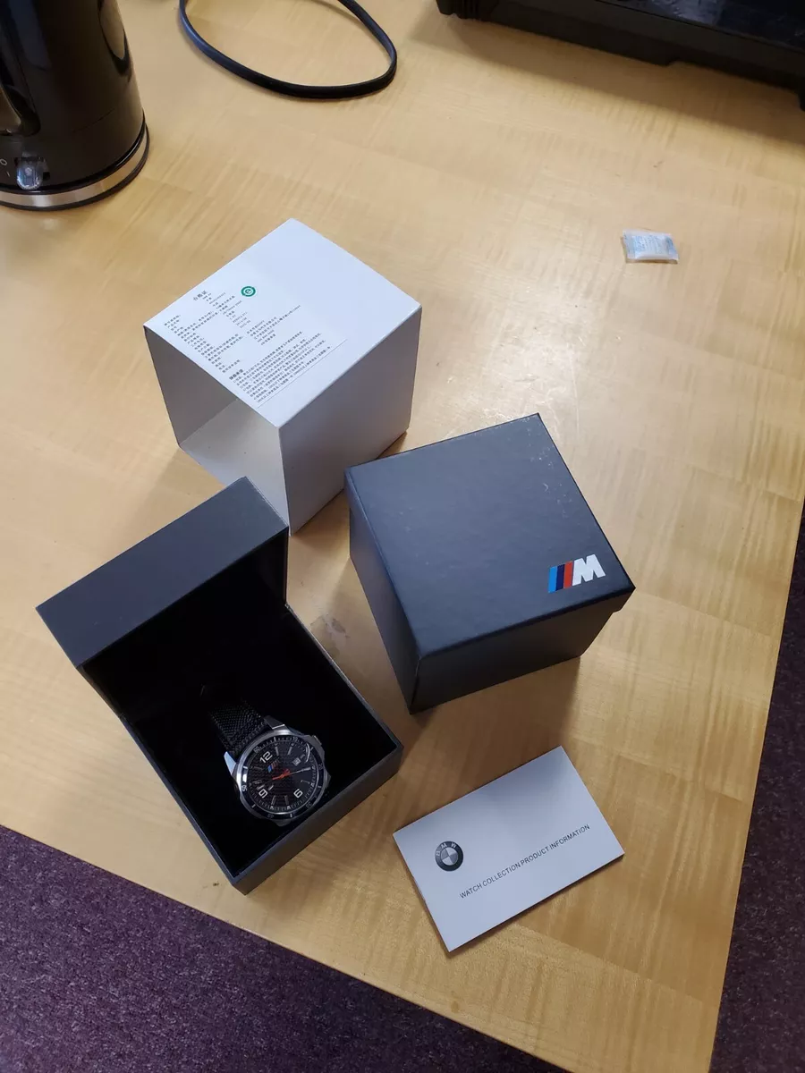Genuine BMW Bmw M Wristwatch - Rubberstrap - 80262365453 | eBay