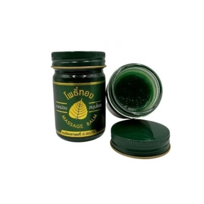 Po Tong Cooling Herbal Balm Bodhi Leaf  Massage Oil Pain Relief 50 Grams