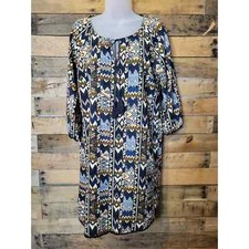 Altar'd State women's patterned boho southwestern design slip dress size small