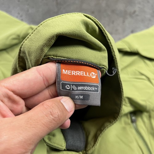 Merrell Jacket Womens Medium Green Aeroblock Outdoors Hiking Zipper Pockets - Picture 6 of 18