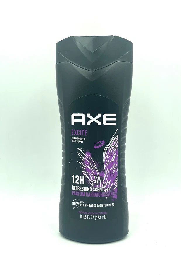 4 УПАКОВКИ AXE EXCITE МЫТЬЕ ТЕЛА 16 ЖИДК. УНЦ - Изображение 2 из 3