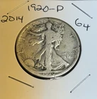 1920-D Good Walking Liberty Half Dollar