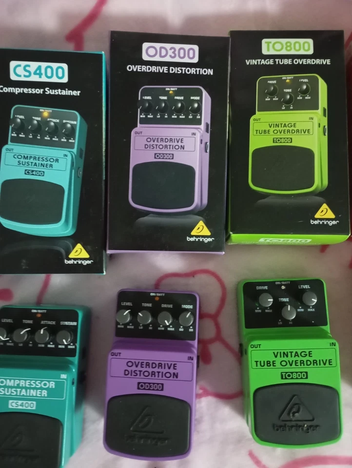 Behringer / Harley Benton Set Pedal Power Plant Kabel Clip-Tuner Capodaster. TOP - Bild 4 von 4