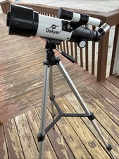 Gskyer Telescope 70mm AZ Space Travel Refractor For Beginners. With Case.