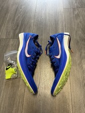 Nike Men ZoomX Dragonfly Track  Field Distance Spikes Blue CV0400-400 Size 12