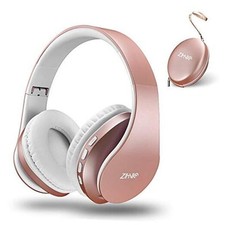 Bluetooth Headphones Over-Ear, Foldable Wireless and Wired Stereo Headset