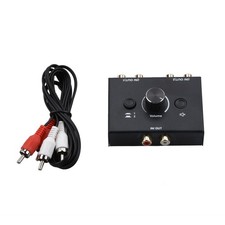 1 PC L / R Stereo Audio Bi-Directional Switcher Bi-Directional Audio Switcher