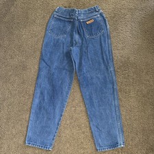 Vintage Gitano Jeans Women  s Sz 12 Short Blue High Rise 80s 90s Y2K Mom Tapered