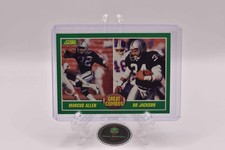 Bo Jackson Marcus Allen 1989 Score Football Great Combos Insert Card #284