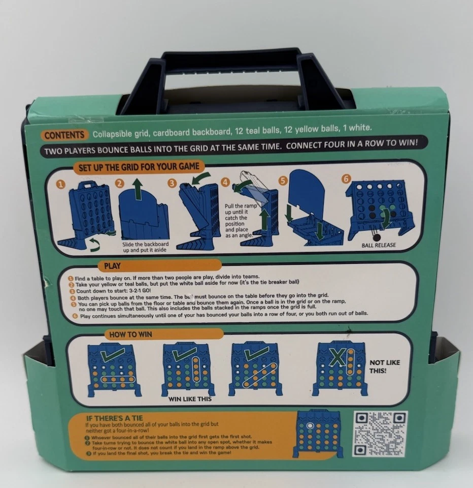 Dude Perfect Rally Pong Game 2024 Booster Enterprises New In Box Connect Four - Image 2 of 4