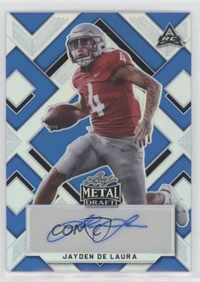 2022 Leaf Metal Draft Blue Prismatic 12/30 Jayden De Laura #BA-JDL Auto 0p1e