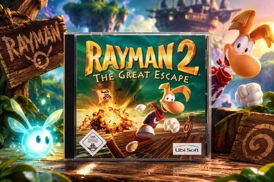 Rayman 2: The Great Escape - PC Spiel - CD-ROM - Kult Retro - Top Zustand