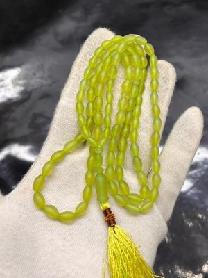 High Grade Natural Shah Maqsood 101 Bead Tasbih | Handmade Prayer Beads | Afg
