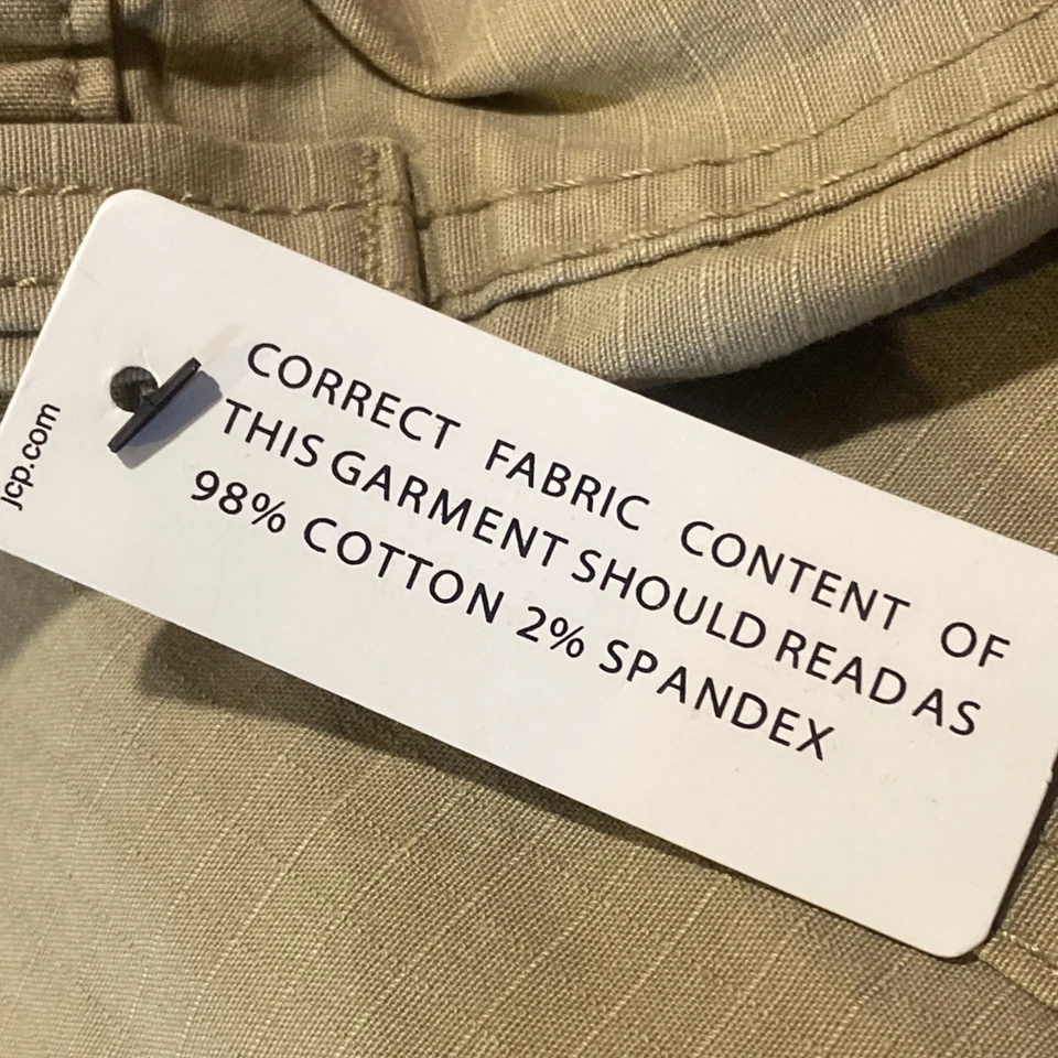 Pantalones Cortos FOUNDRY Para Hombre 52 Cómodos Elastizados Caqui Carga Ripstop Beige Nuevos con Etiquetas $50.00 E5 Foto 4 de 4