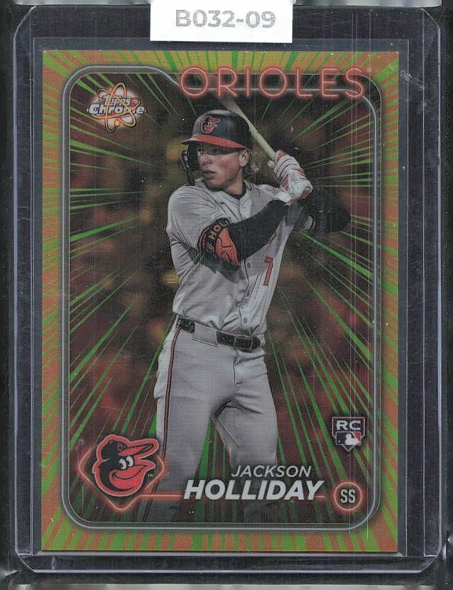 2024 Topps Chrome - Radiating Rookies Jackson Holliday #RR-19 (RC)