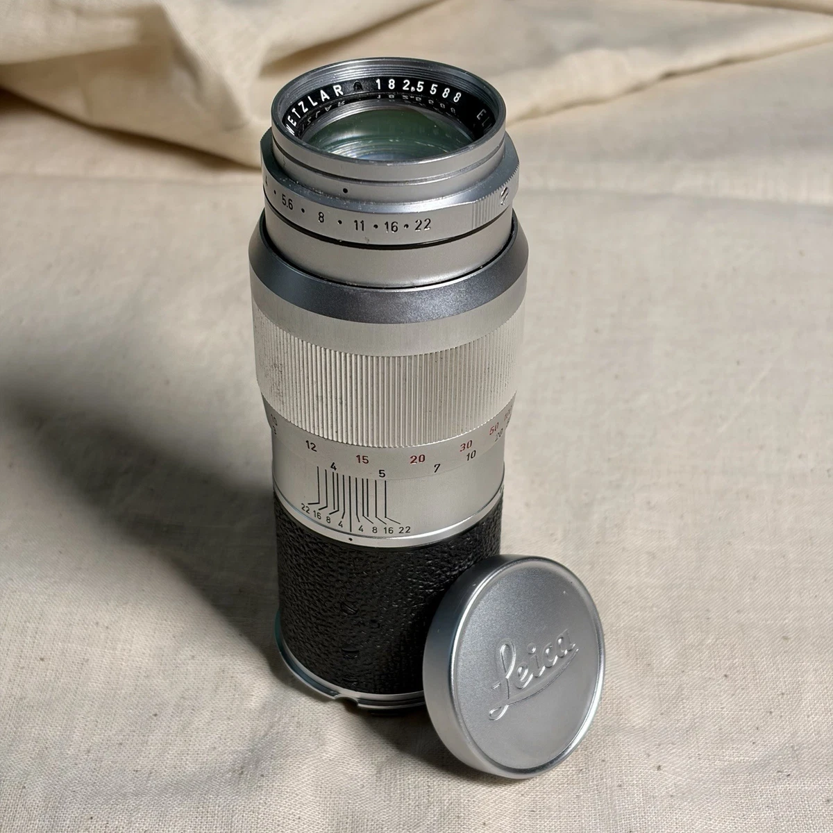 Pare-Soleil Variable LEITZ LEICA FIKUS Pour Elmar 50-90-135 Mm