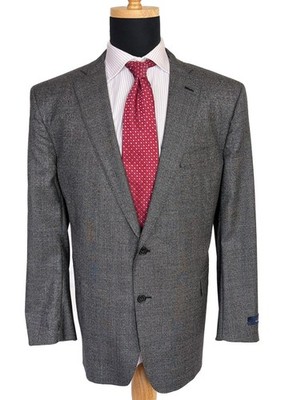 NWD Brooks Brothers 1818 Regent Gray Prince of Wales E. Thomas Wool Jacket 48R