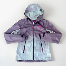 The North Face Women's Hyvent 2.5L Hooded Windbreaker Rain Jacket Purple Size S