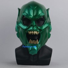 Spider-Man Green Goblin Norman Osborn Cosplay Helmet Full Mask Party Show Prop