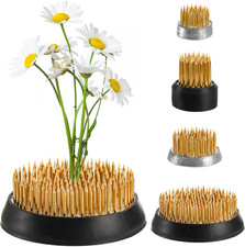 Youeon 4 Pcs round Flower Frogs, 0.9/1/1.3/2.3" Flower Arranger Flower Fixed Too