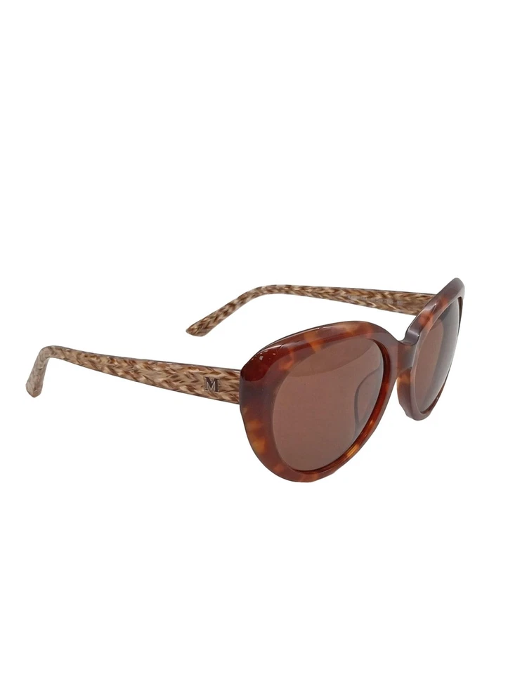 MISSONI Lunettes retro Dames Lunettes de soleil brun style décontracté - Photo 2/4