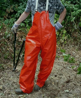 Pantalon de pluie pantalon de voile pantalon en PVC caoutchouc caoutchouc Rain Pants Trousers Friesennerz huile - Photo 1/4