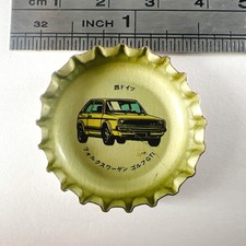 Volkswagen Golf GTI Supercar Bottle Cap Crown Cap Coca Cola Vintage Japan Rare