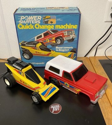 Vintage Mattel '76 Power Shifters Quick Change machine /Blazer & BOX, NICE!