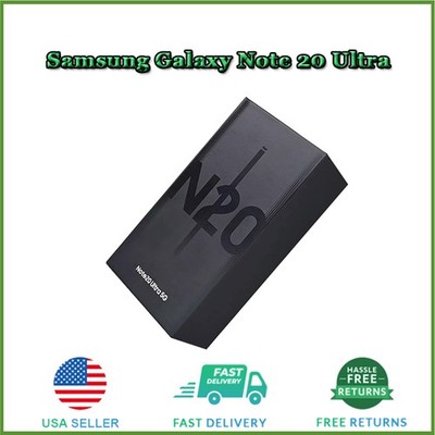 New Samsung Galaxy Note20 Ultra (5G) SM-N986U - 12+128GB GSM+CDMA Unlocked 6.9''