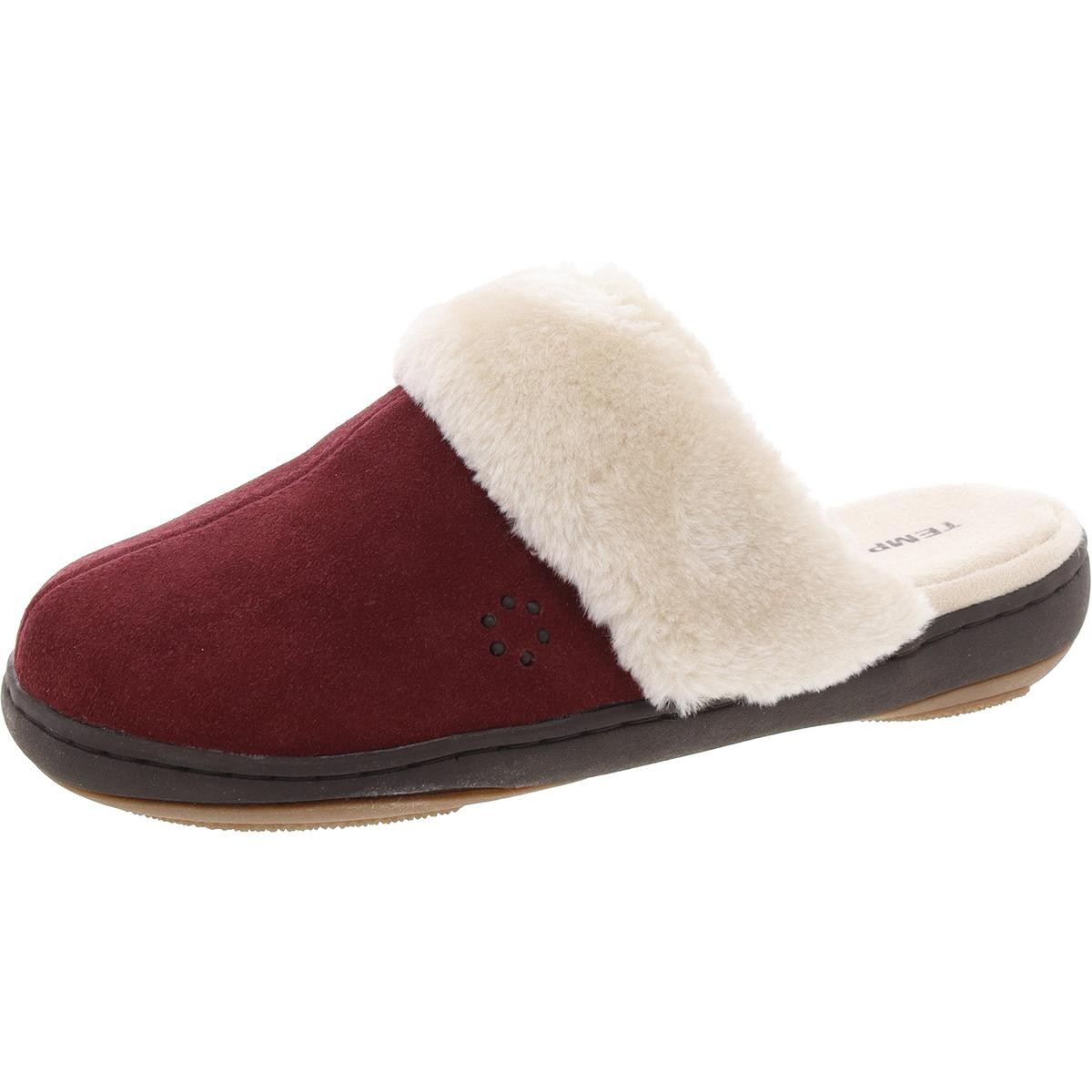 Женские шлепанцы Tempur-Pedic Kensley Red Mule, 7 широких (C, D, W) BHFO 9355