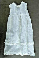antikes Taufkleid für Kinder / Puppen-Unterkleid, 60 cm lang