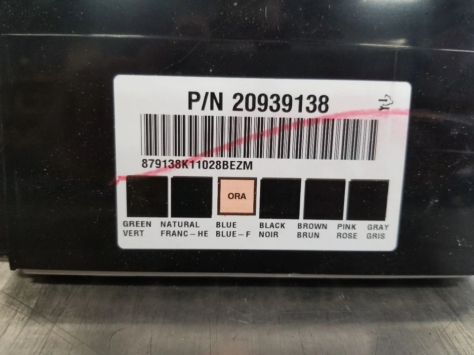 Módulo de control de carrocería GMC SIERRA 1500 BCM 11 2011 20939138 Foto 3 de 4