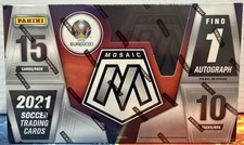 Panini Mosaic 2020-21 UEFA Euro 2020 Soccer Hobby Box (150 Cards)