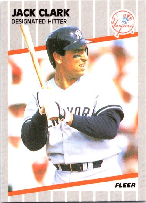 1989 Fleer - Jack Clark #252 Glossy  (H6)