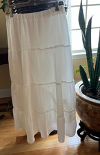 Brandy Melville Long White Skirt MH361F-Z129 - one Size 160/84A