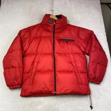 POLO JEANS COMPANY RALPH LAUREN Red Down Puffer Jacket Trek Tech Men XL