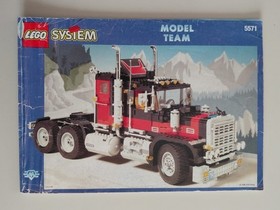 Lego vintage Model Team 5571 Giant Truck with instructions + original box, RARE