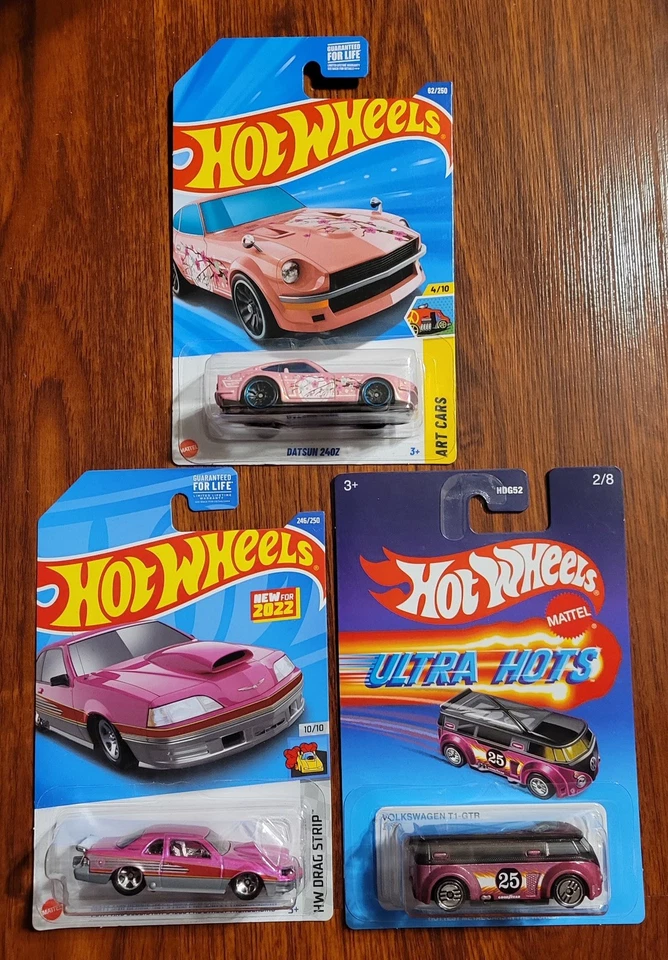 Hot Wheels розовая коллекция лот из 10 - Изображение 3 из 4