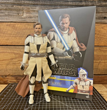 Hot Toys Obi-Wan Kenobi  The Clone Wars  TMS095 Opened Complete Star Wars