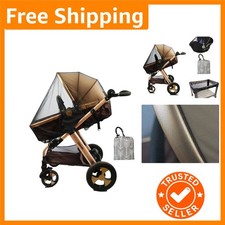 Luxury Baby Stroller Mosquito Net with Sewn Pouch - Ultimate Insect Protection