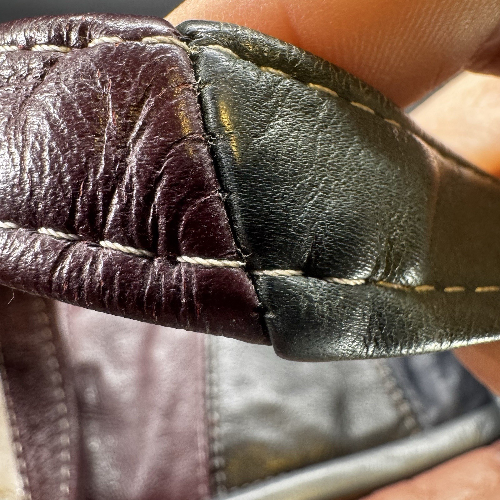 Multicolor Leather Patchwork Shoulder Purse Bag D… - image 16