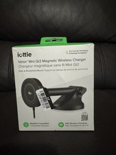 iOttie Velox Mini Qi2 Wireless Dash  Windshield Car Phone Mount - Black